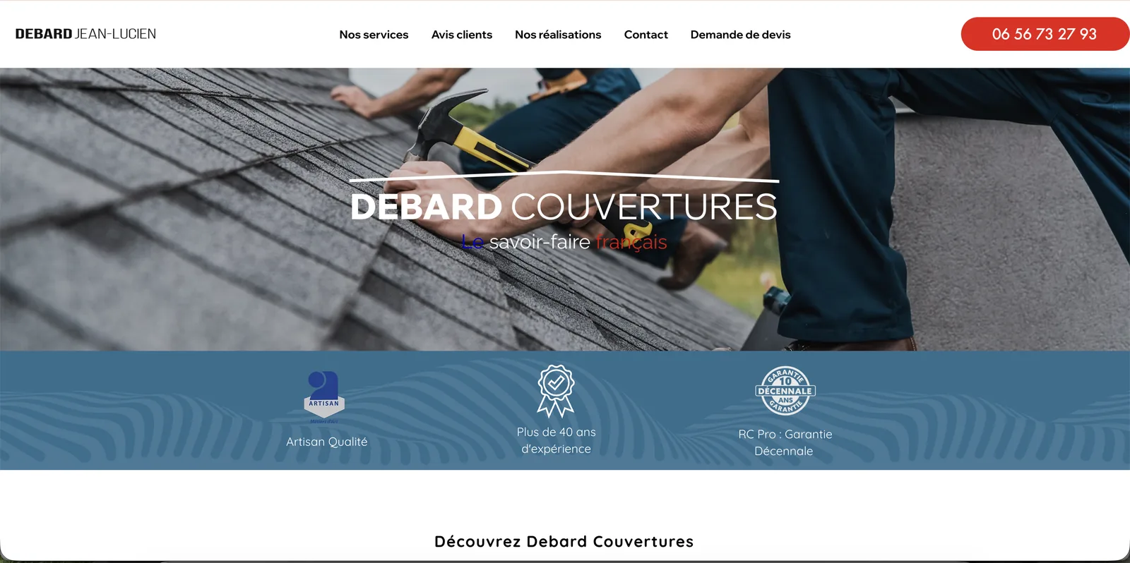 Capture de l'ancien site