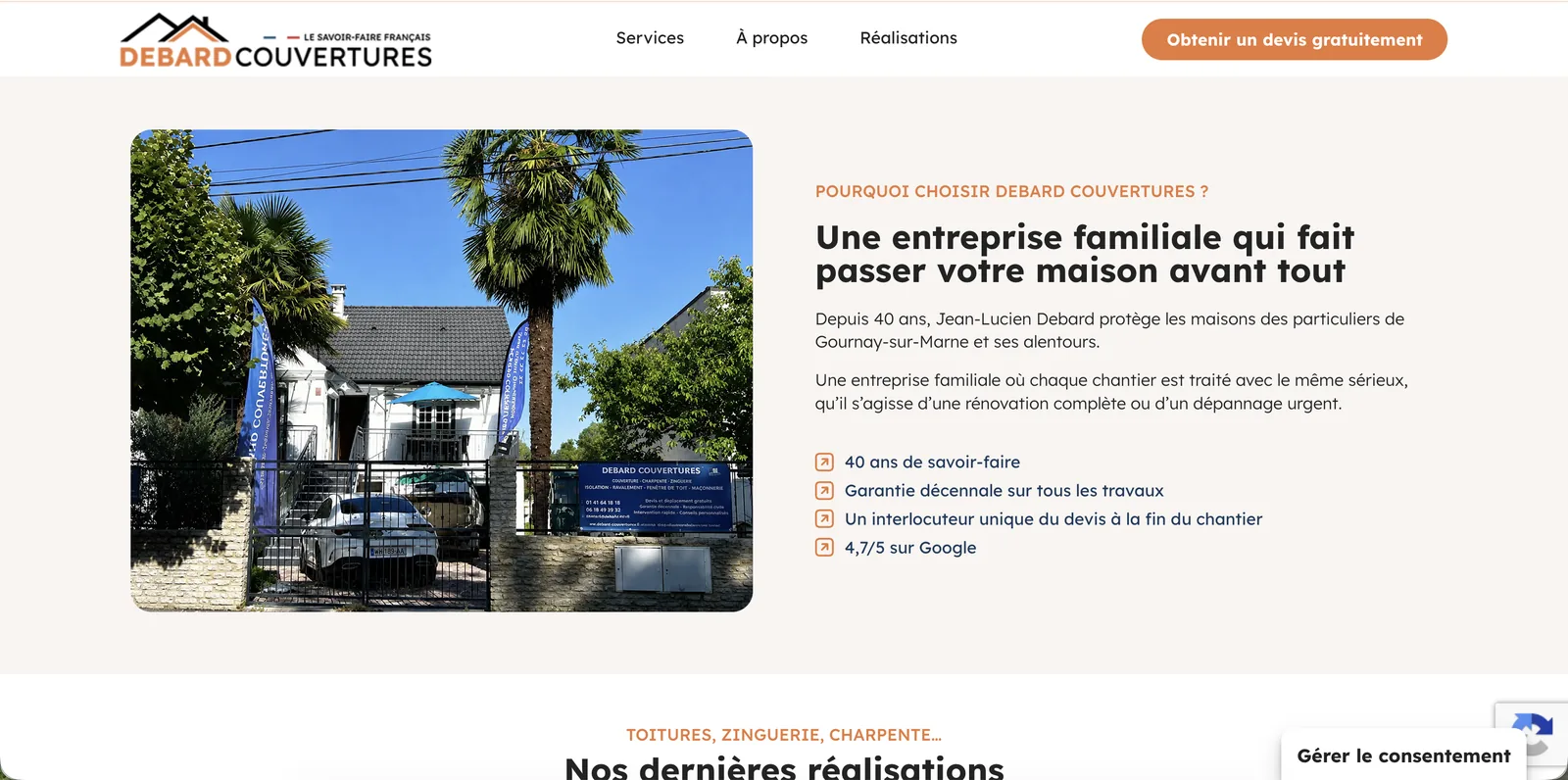Capture — nos prestations