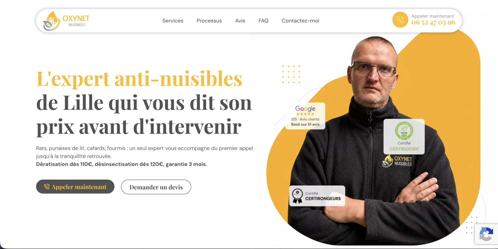 Capture site — Oxynet Nuisibles