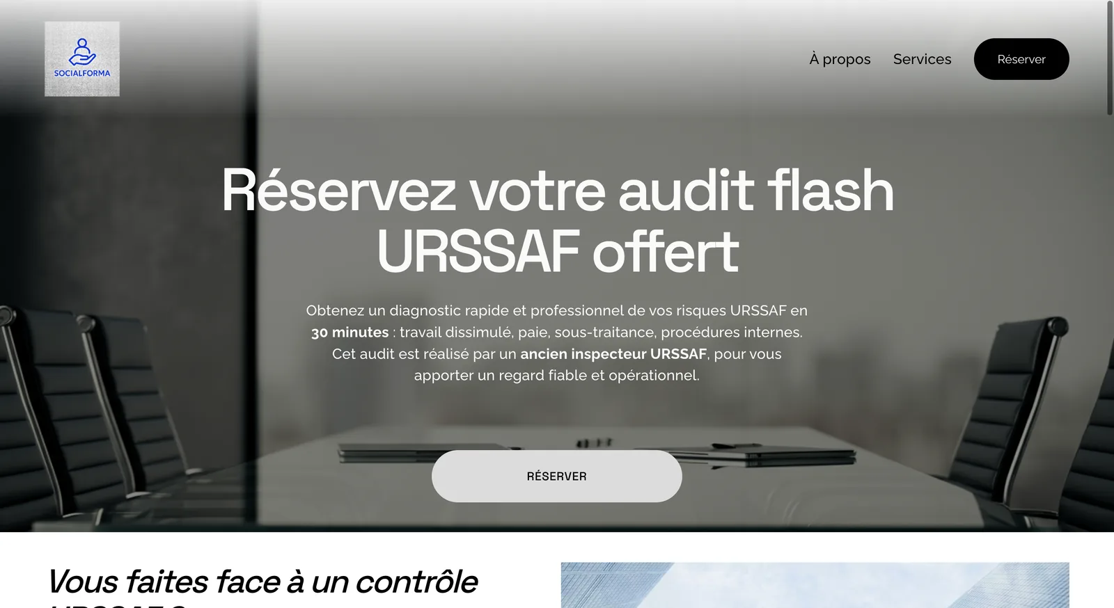 Capture de l'ancien site